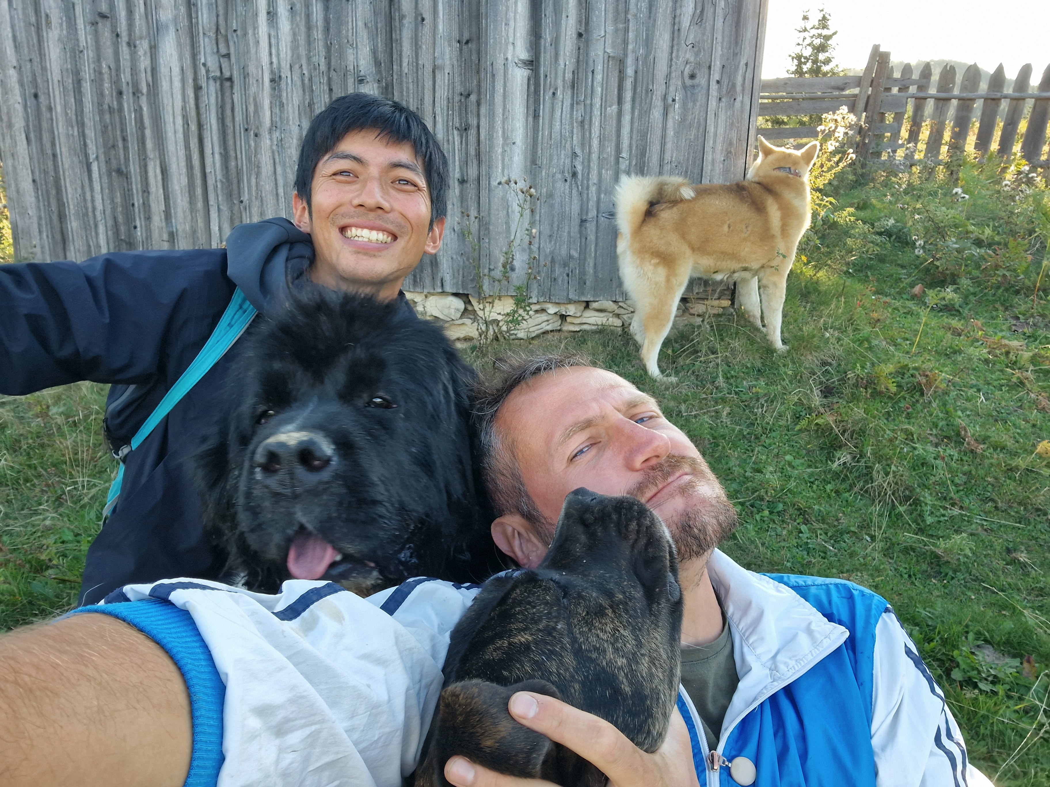 Andrei and Naoya in Romania